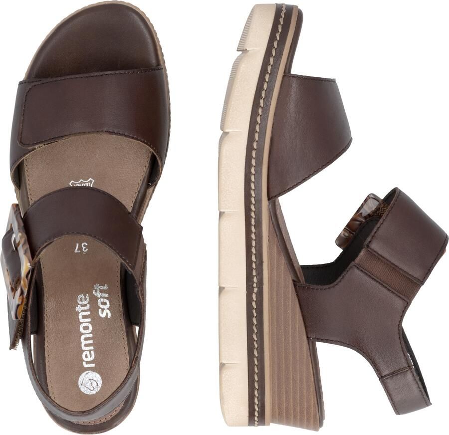 Remonte -Dames bruin donker sandalen - Foto 4