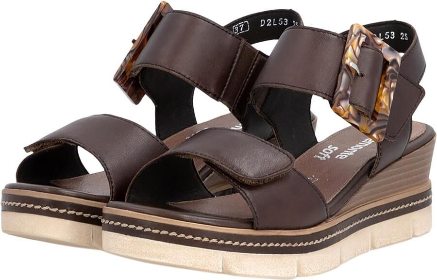 Remonte -Dames bruin donker sandalen - Foto 6