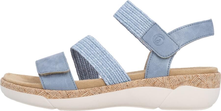 Remonte R6861-12 Sandalen Blauw Metallic Leer Dames Blauw - Foto 2