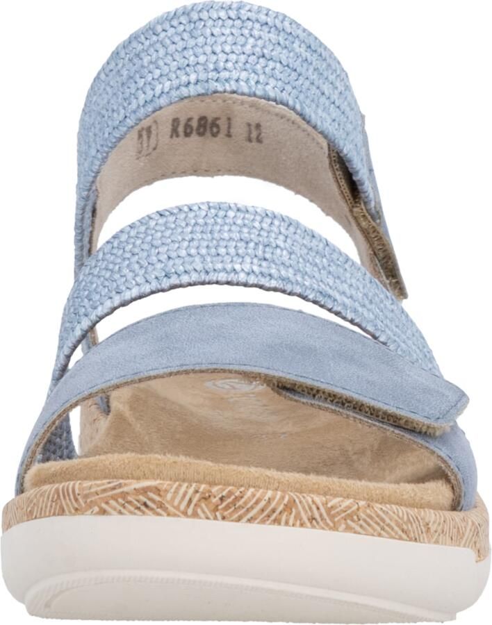 Remonte R6861-12 Sandalen Blauw Metallic Leer Dames Blauw - Foto 6