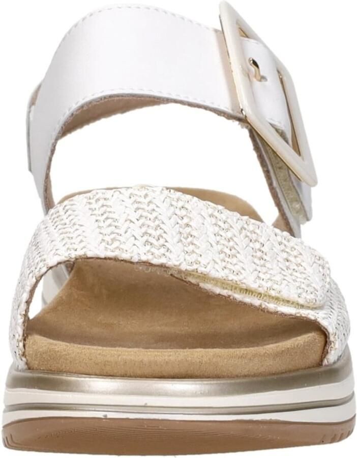 Remonte D1J53-81 Sandalen Wit Leer Dames Wit Goud - Foto 10