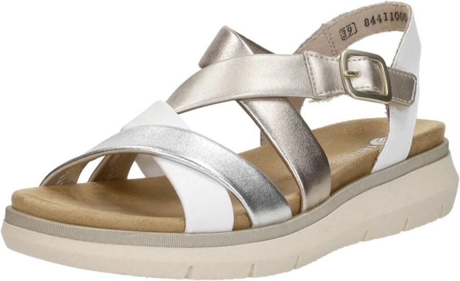 Remonte Sandalen Elisabeth Hurley-Collection sleehak zomerschoen sandaal met kruisbandage - Foto 5