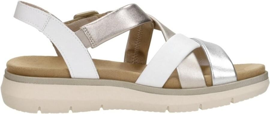 Remonte Sandalen Elisabeth Hurley-Collection sleehak zomerschoen sandaal met kruisbandage