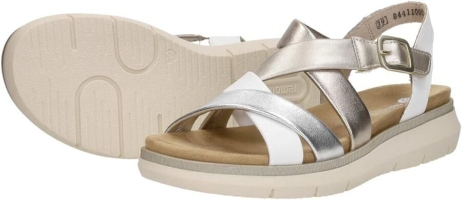 Remonte Sandalen Elisabeth Hurley-Collection sleehak zomerschoen sandaal met kruisbandage - Foto 6