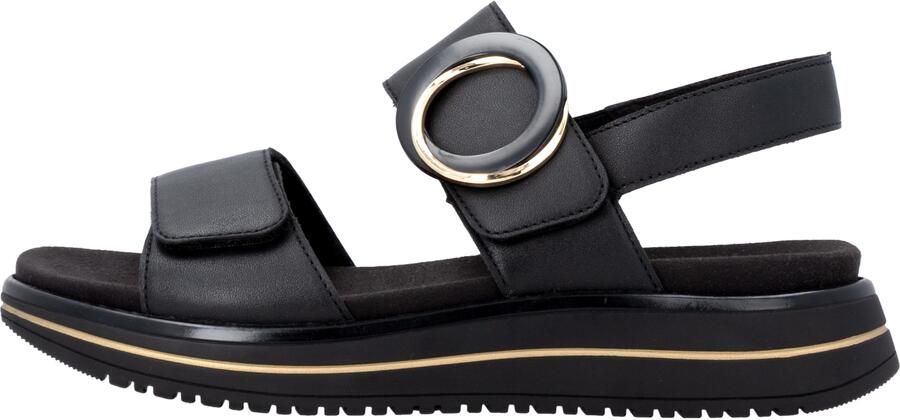 Remonte D1J63-00 Sandalen Zwart Leer Dames Zwart - Foto 7
