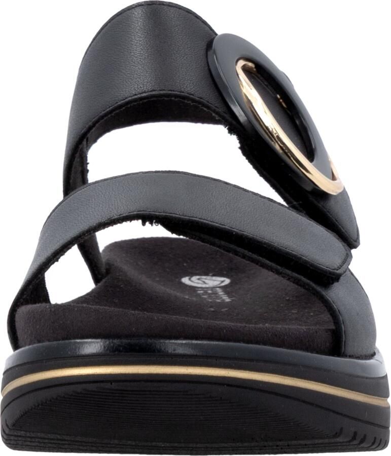 Remonte D1J63-00 Sandalen Zwart Leer Dames Zwart - Foto 6