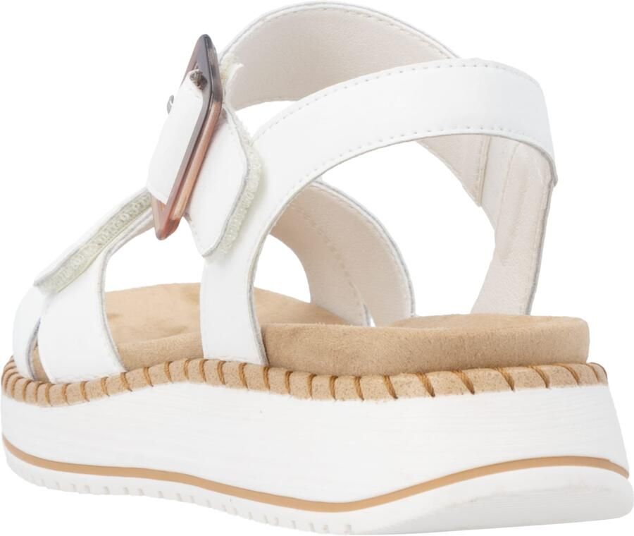Remonte Sandalen Plat Sandalen Plat gebroken wit - Foto 4