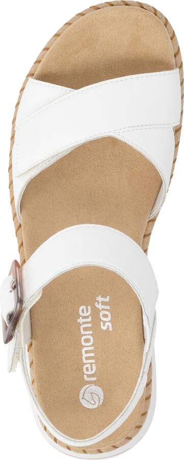 Remonte Sandalen Plat Sandalen Plat gebroken wit - Foto 5
