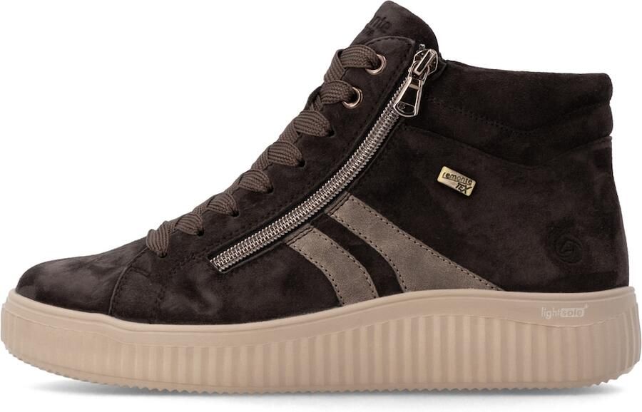 REMONTE Sneakers hoog beige donkerbruin - Foto 6