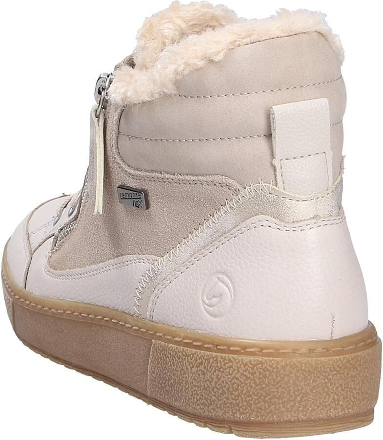 REMONTE Sneakers hoog crème taupe - Foto 3