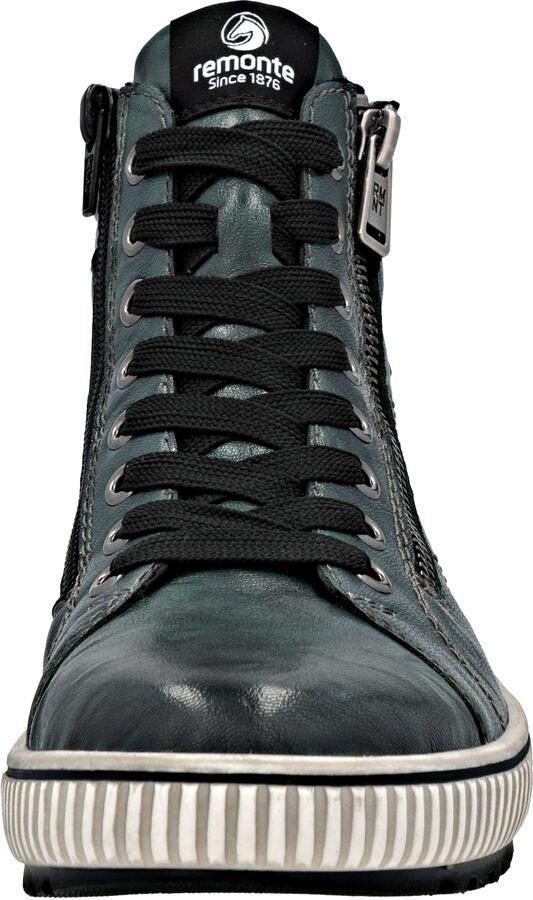 REMONTE Sneakers hoog donkergroen - Foto 3
