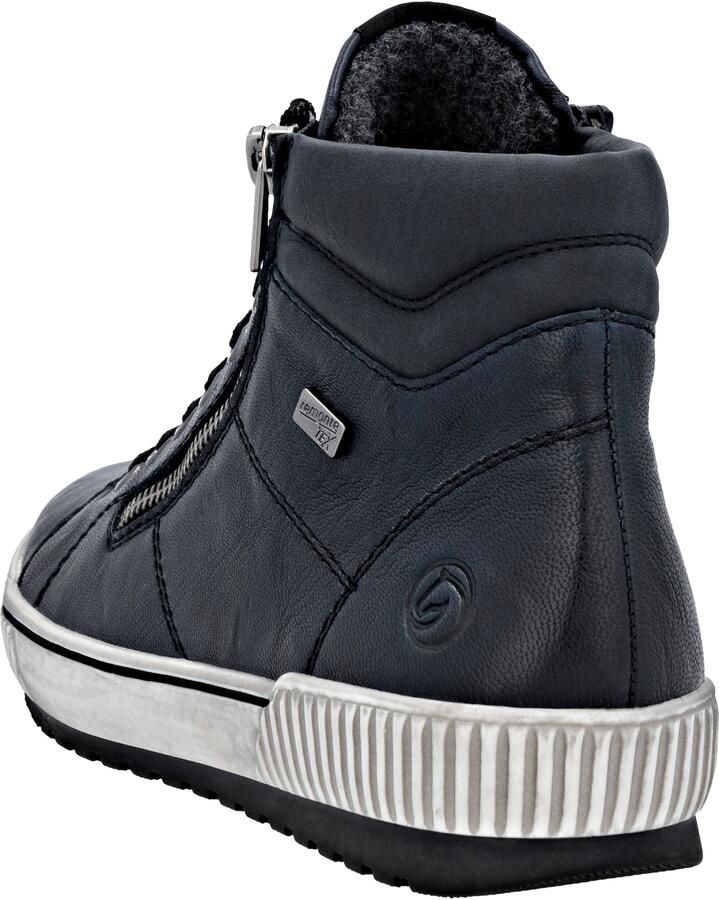 Remonte D0772-15 Hoge Veterschoenen Blauw Leer Dames Blauw - Foto 8
