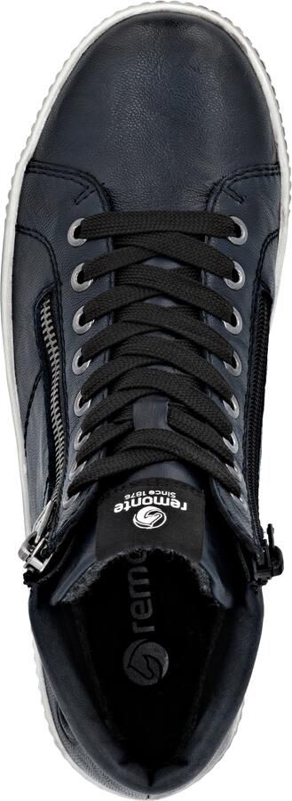 Remonte D0772-15 Hoge Veterschoenen Blauw Leer Dames Blauw - Foto 9