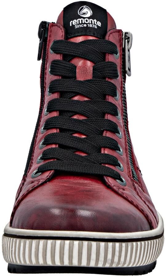 Remonte Veterschoenen platform lace-up ankle boots in crash look - Foto 3