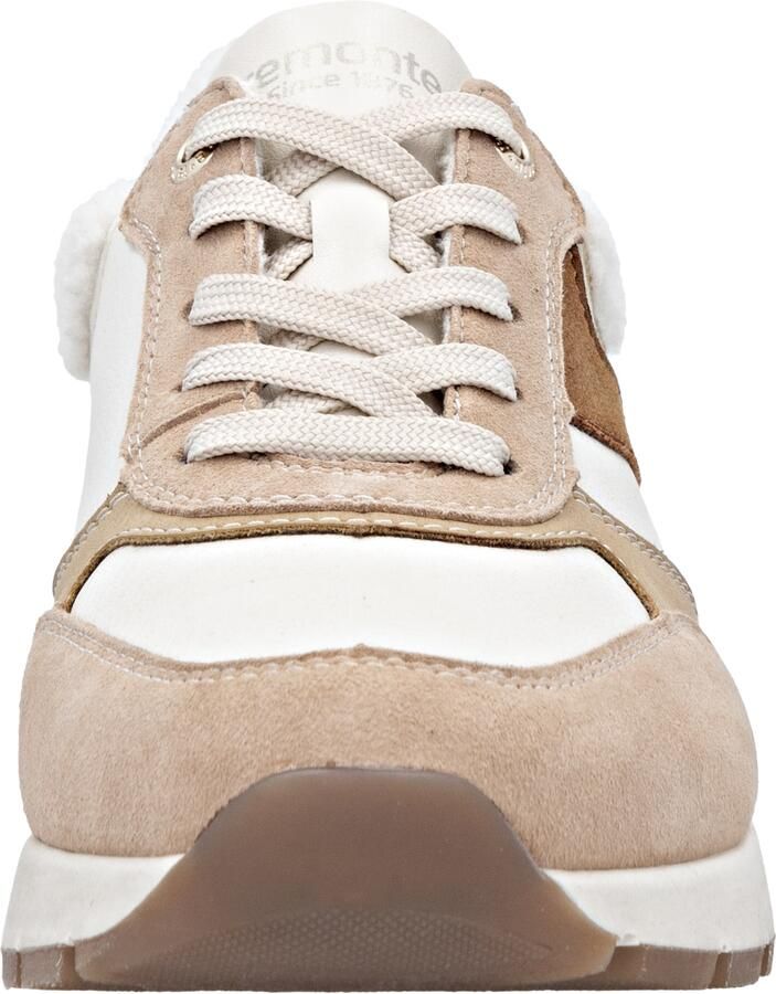 Remonte Sneakers sheepsuede rock teddyfell sand - Foto 4