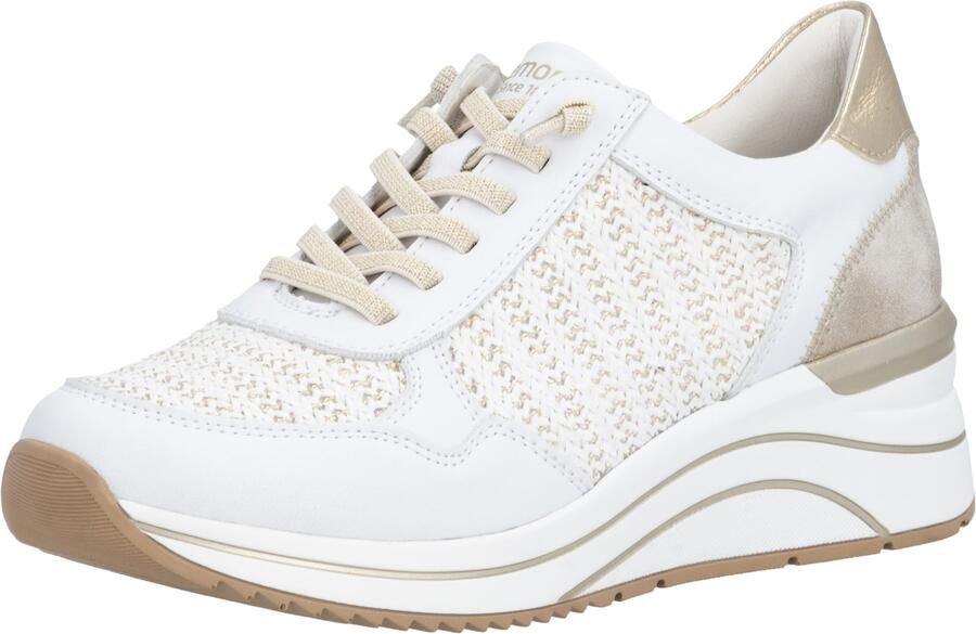 REMONTE Sneakers laag beige ecru wit