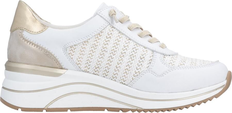 REMONTE Sneakers laag beige ecru wit - Foto 4