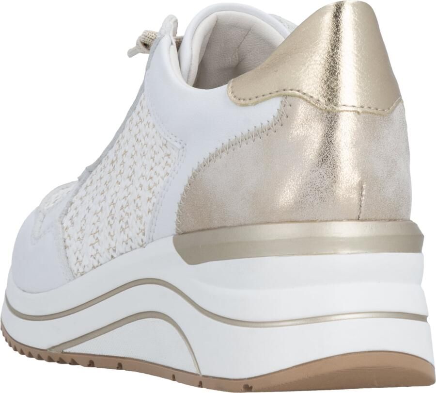 REMONTE Sneakers laag beige ecru wit - Foto 2