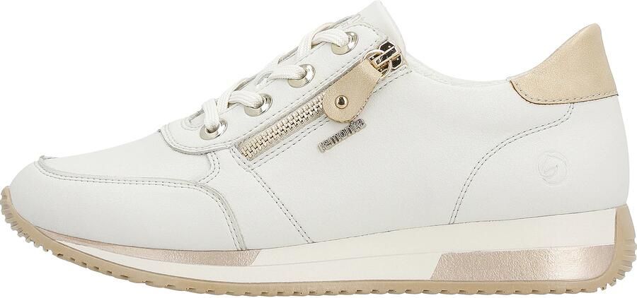 Remonte Sneakers met sleehak vrijetijdsschoen lage schoen veterschoen in smalle vorm - Foto 16