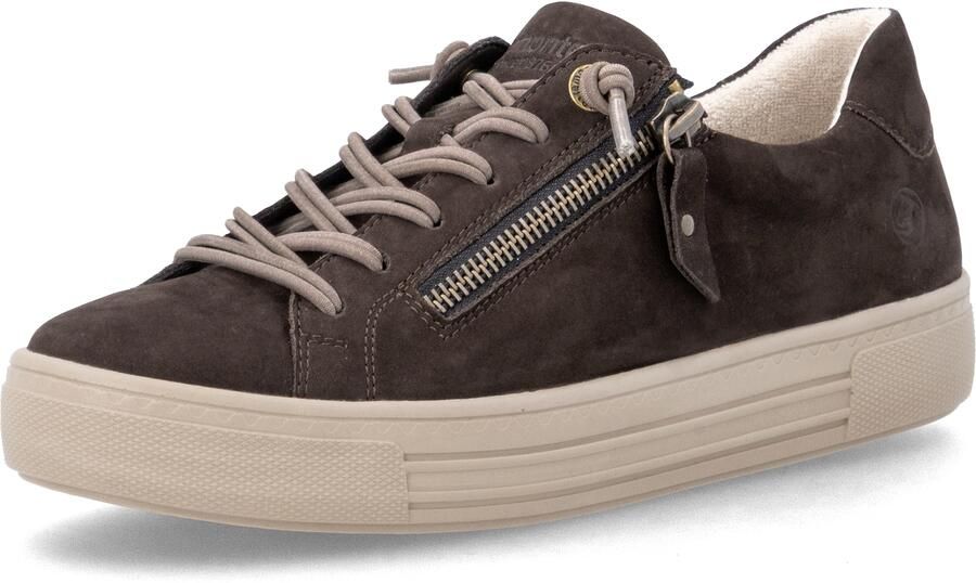 REMONTE Sneakers laag chocoladebruin