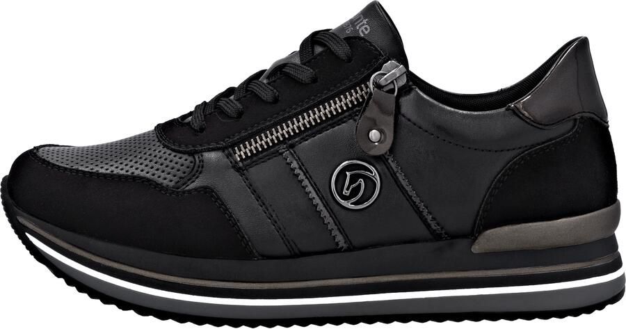 Remonte Plateausneakers Veterschoen lage schoen vrijetijdsschoen met gepolsterde schachtversteviging - Foto 7