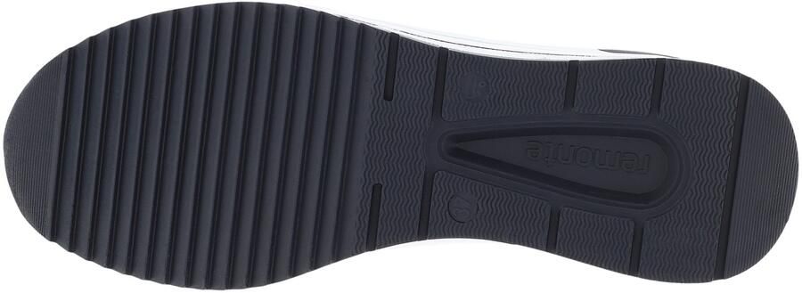 Remonte Sneakers met sleehak vrijetijdsschoen lage schoen veterschoen met metallic contrastaccenten - Foto 4