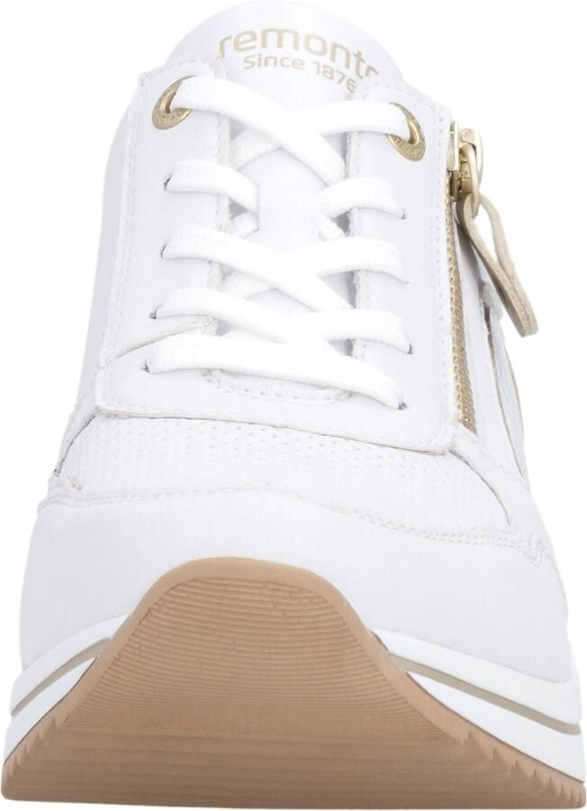 Remonte D0T10-82 Sneakers Wit met Panterprint op de hak Leer Dames Wit - Foto 16