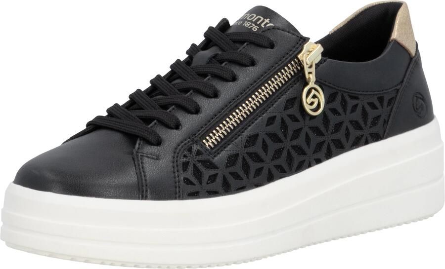 REMONTE Sneakers laag goud zwart