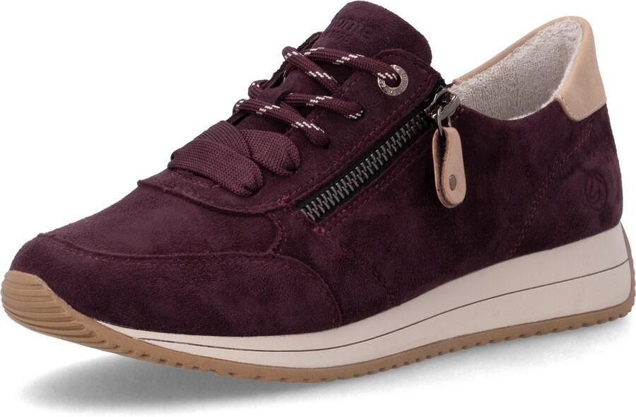 Remonte D0H19-30 Sneakers Aubergine Nubuck Dames Aubergine - Foto 2