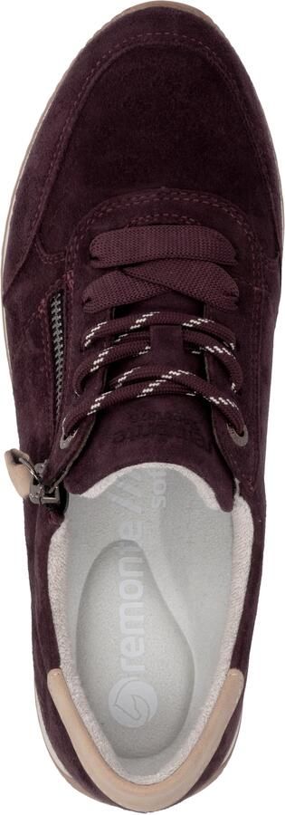 Remonte D0H19-30 Sneakers Aubergine Nubuck Dames Aubergine - Foto 3