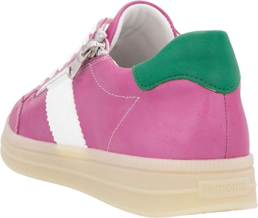 Remonte Plateausneakers Elisabeth Hurley-Collection vrijetijdsschoen lage schoen veterschoen met extra rits - Foto 2