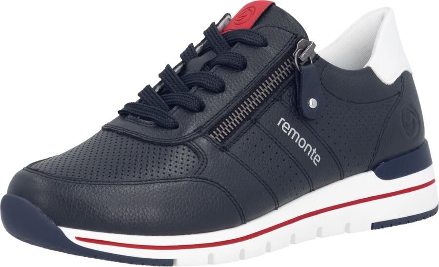 REMONTE Sneakers laag navy wit