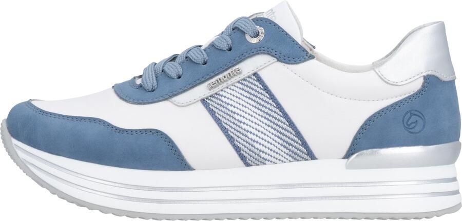 REMONTE Sneakers laag saffier pastelblauw wit - Foto 2