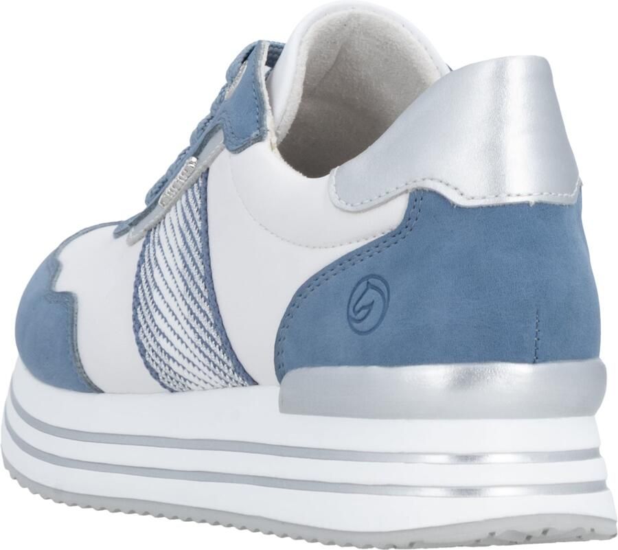 REMONTE Sneakers laag saffier pastelblauw wit - Foto 4