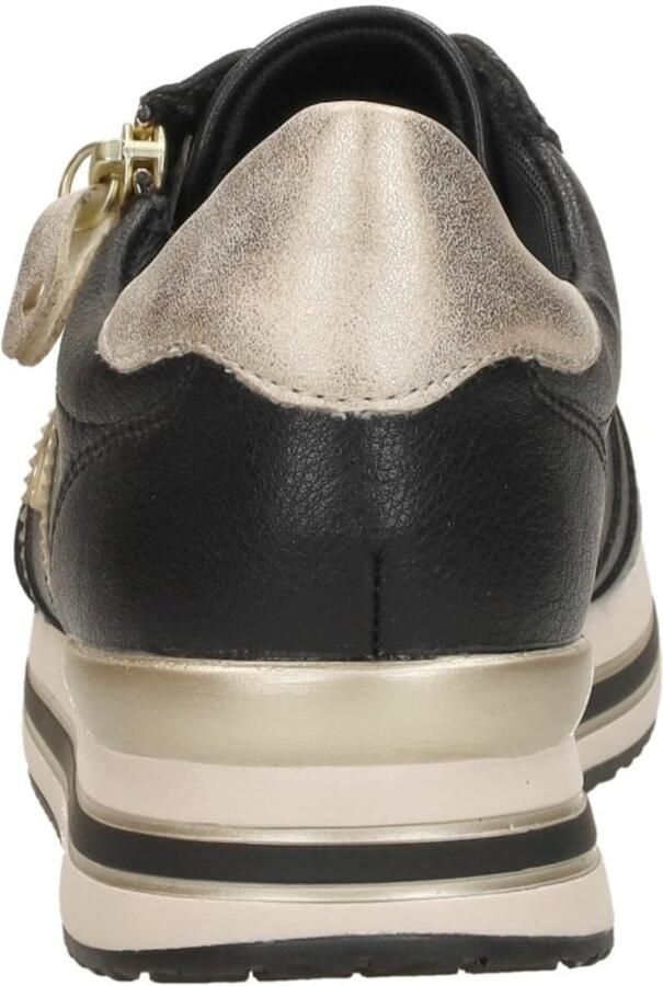 Remonte Plateausneakers vrijetijdsschoen lage schoen veterschoen met zijrits - Foto 5