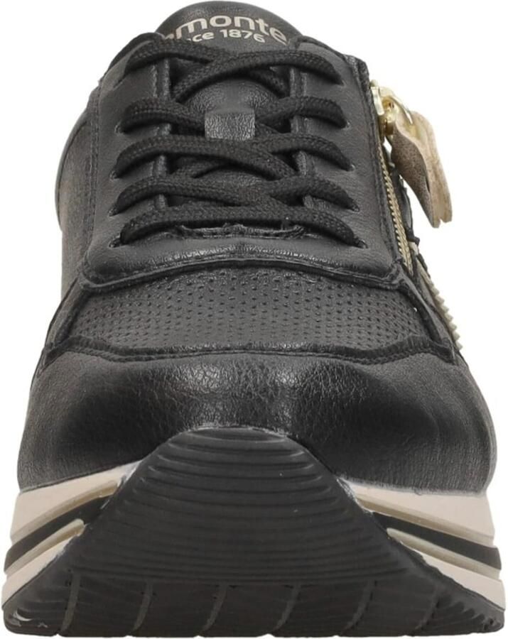 Remonte Plateausneakers vrijetijdsschoen lage schoen veterschoen met zijrits - Foto 4