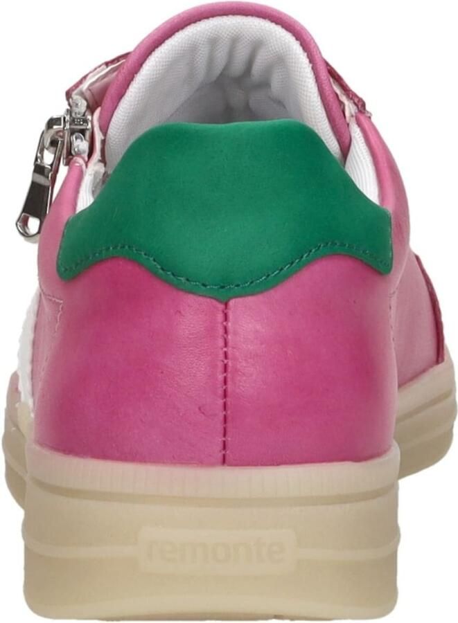 Remonte Plateausneakers Elisabeth Hurley-Collection vrijetijdsschoen lage schoen veterschoen met extra rits - Foto 4