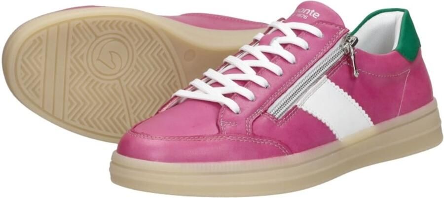 Remonte Plateausneakers Elisabeth Hurley-Collection vrijetijdsschoen lage schoen veterschoen met extra rits - Foto 11