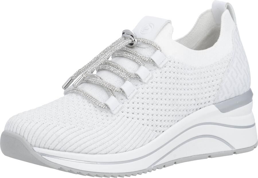 REMONTE Sneakers laag zilver wit