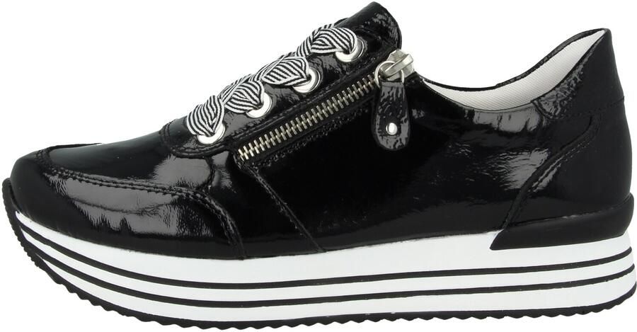 Remonte Plateausneakers vrijetijdsschoen halfschoen veterschoen met gepolsterde schacht - Foto 5
