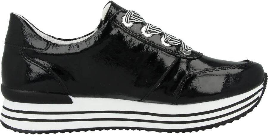 Remonte Plateausneakers vrijetijdsschoen halfschoen veterschoen met gepolsterde schacht - Foto 6