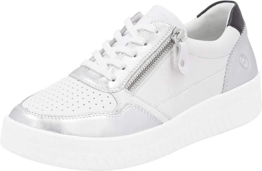 Remonte Plateausneakers vrijetijdsschoen lage schoen veterschoen met schachtversteviging