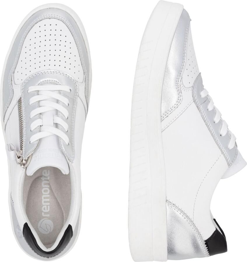 Remonte Plateausneakers vrijetijdsschoen lage schoen veterschoen met schachtversteviging - Foto 2