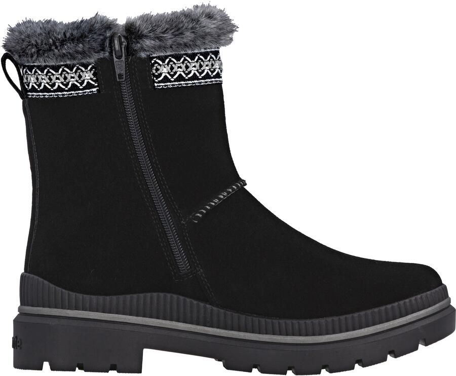 REMONTE Snowboots grijs zwart wit