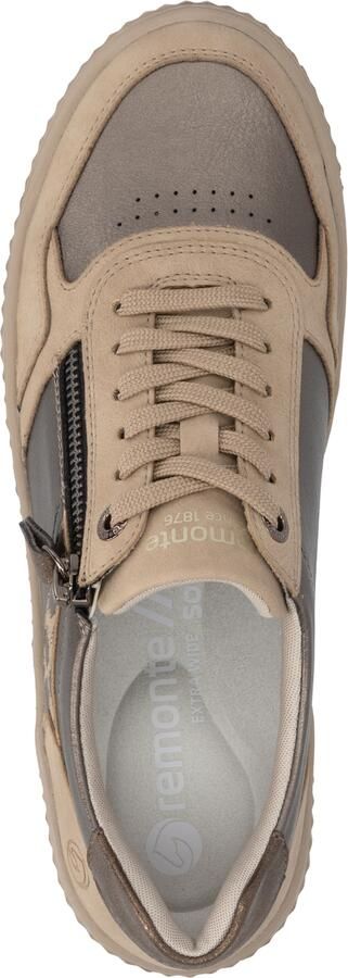 REMONTE Sportieve veterschoen beige taupe - Foto 6