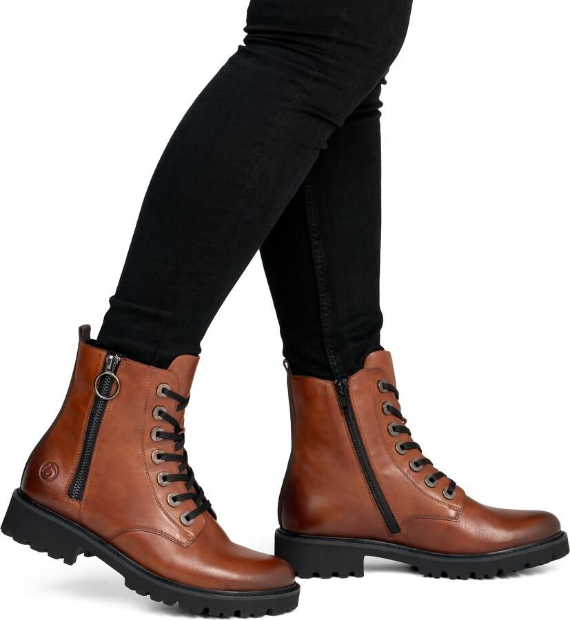 Remonte D8671-24 Veterboots Bruin Leer Dames Bruin - Foto 8