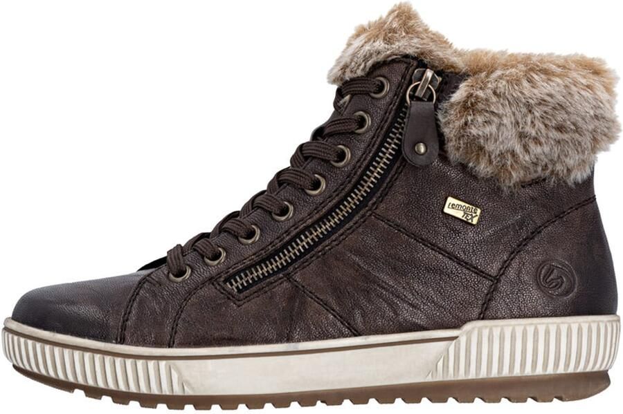 Remonte Winterlaarzen plateau outdoorschoen veterschoenen met waterafstotende tex-membraan - Foto 3