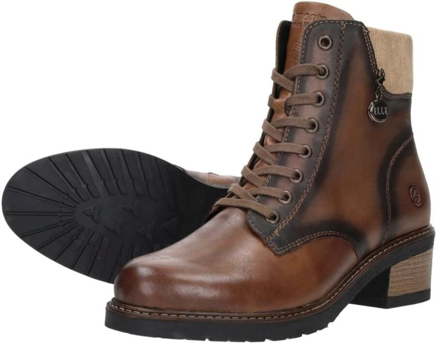 Remonte Stoere Bruine Veterboot voor Dames Bruin - Foto 3