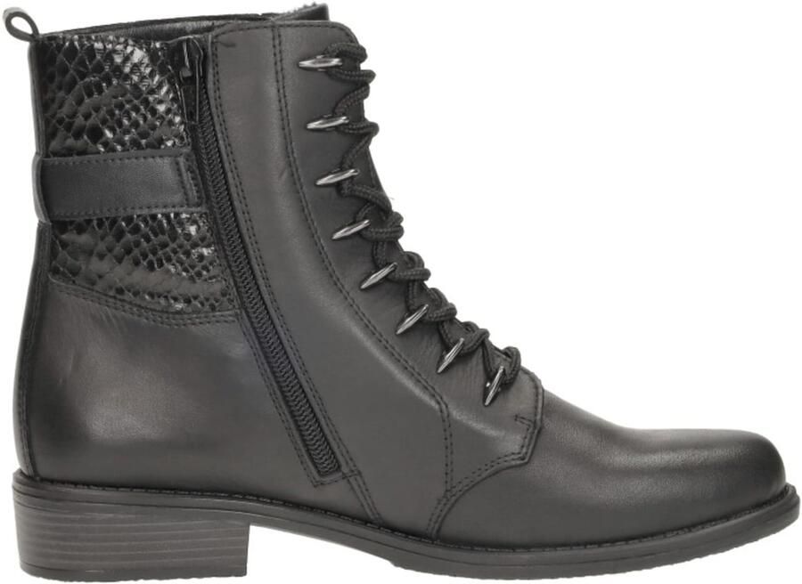 Remonte Groene Leren Veterschoenen voor Dames Green