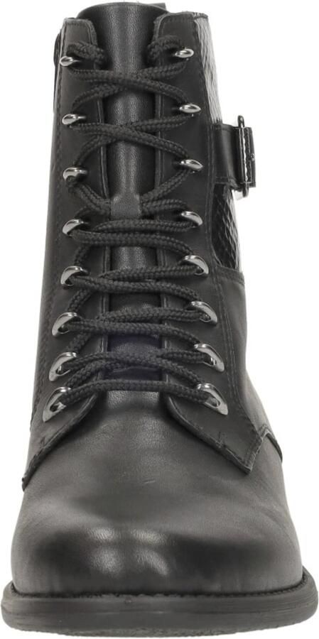 Remonte Groene Leren Veterschoenen voor Dames Green - Foto 3